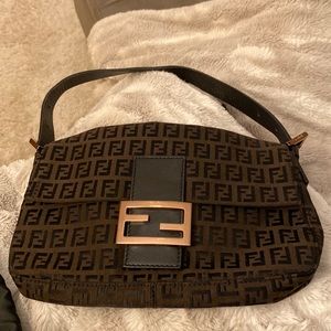 Vintage authentic Fendi baguette bag!